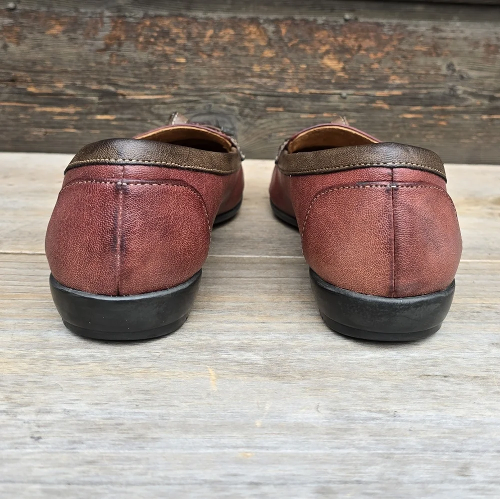 Natural Soul Gracee Classic Minimalist Vegan Leather Comfort Loafers 9M